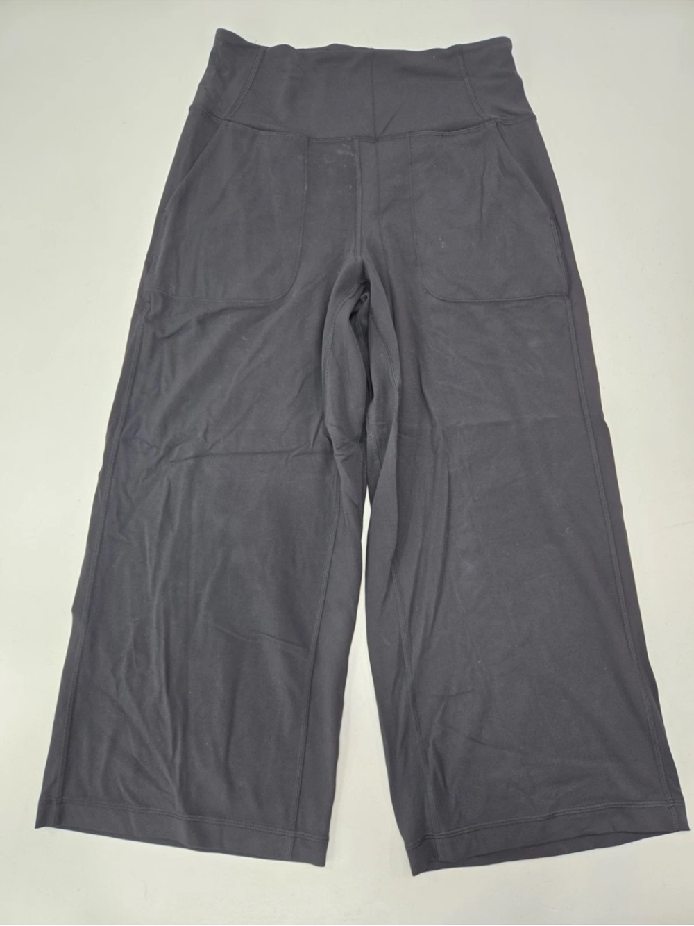 Lululemon Align Wide Leg Crop 23" Black Size 8 Womens